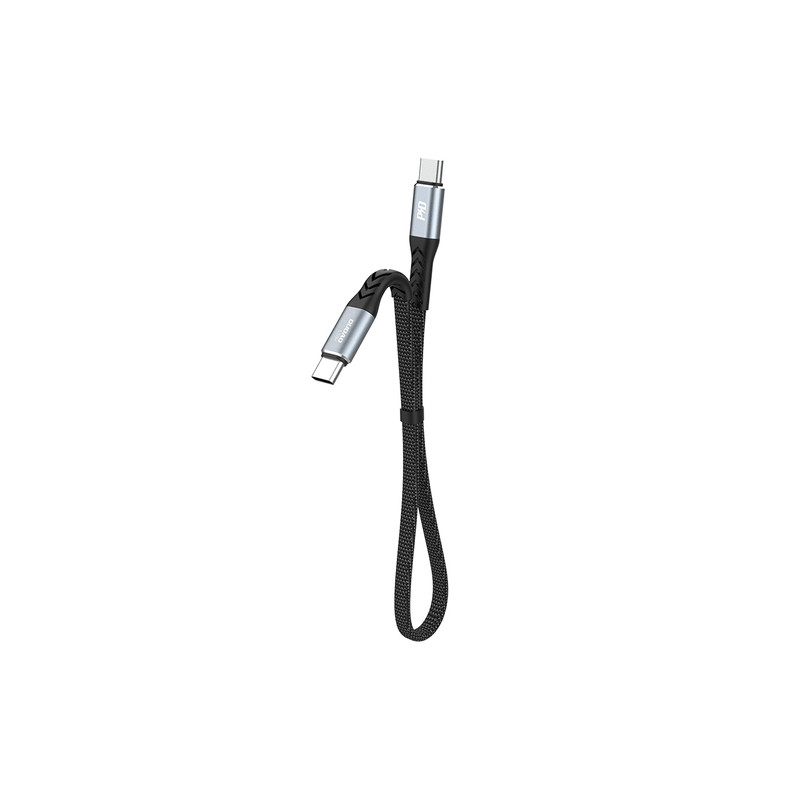 Kaabel USB-C - USB-C PD cable 100W 5A 0.23m L10C Must