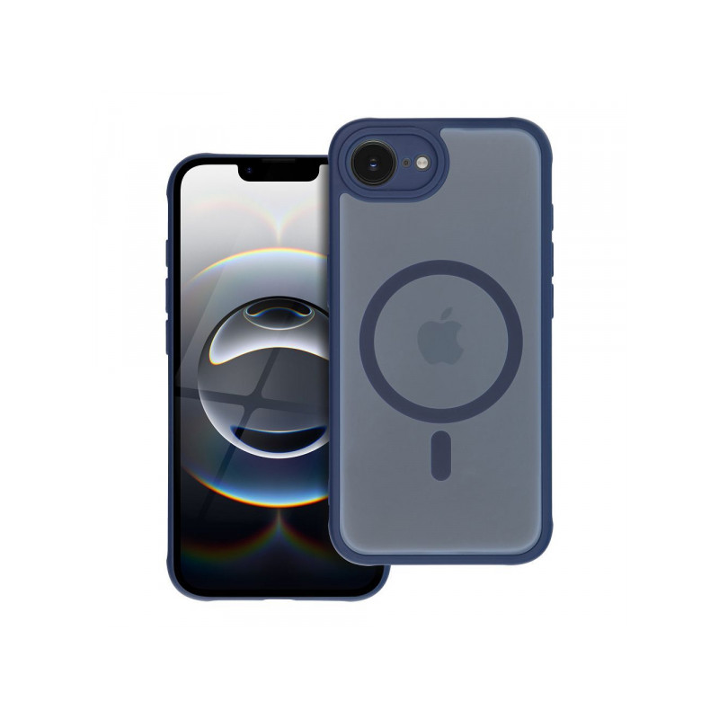 Viedtālruņa aizmugurējais vāciņš Apple iPhone 13 Full matte mag Zila, Caurspīdīga