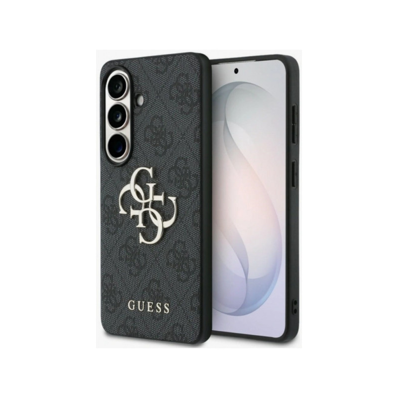 Nutitelefoni tagakaas Samsung Galaxy S26 Plus Suur metallist logo Must