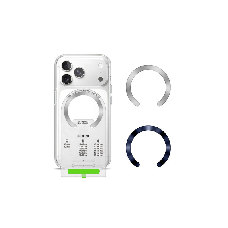 Magnēts MMP-210 MagSafe 2-Pack Magnetic Ring Zila, Sudraba