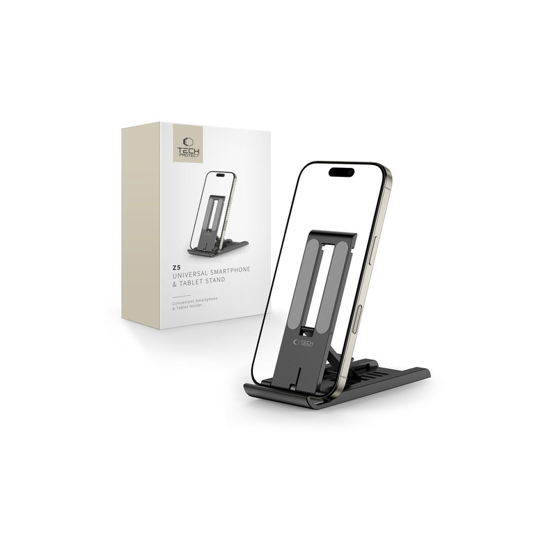 Viedierīces galda statīvs Z5 smartphone and tablet stand Melna