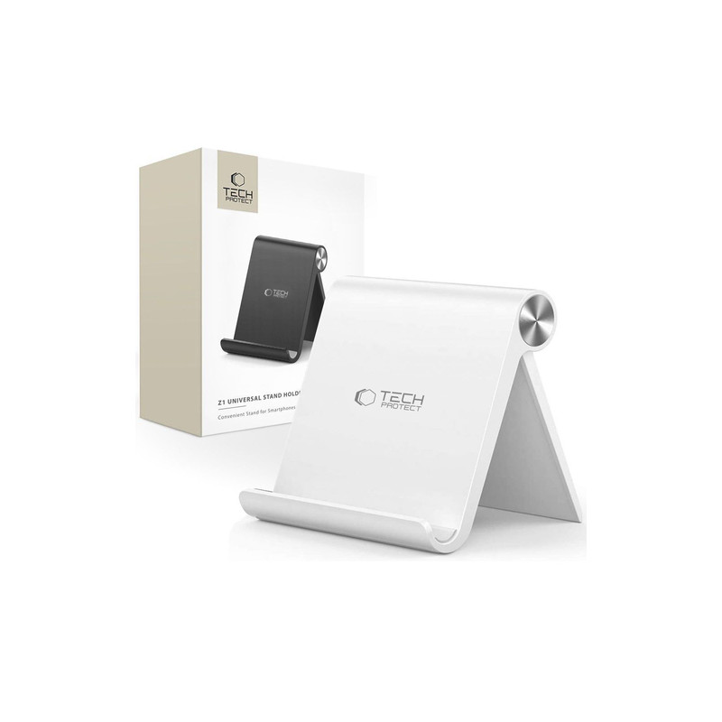 Viedierīces galda statīvs Smartphone stand Z1 Balta