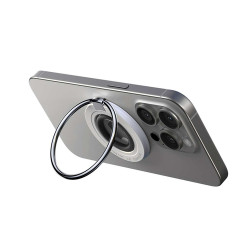 Viedtālruņa pirkstu turētājs JR-ZS383 MagSafe magnetic phone holder Melna