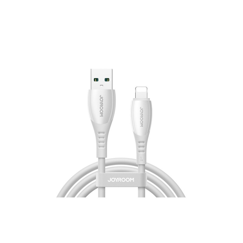 Kabelis S-A59 Vibrant Series 3A USB-A - Lightning cable 1.2m Balta