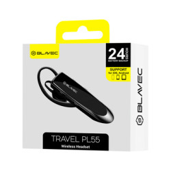 Mono Austiņa Wireless HeadsetTravel PL55 Melna