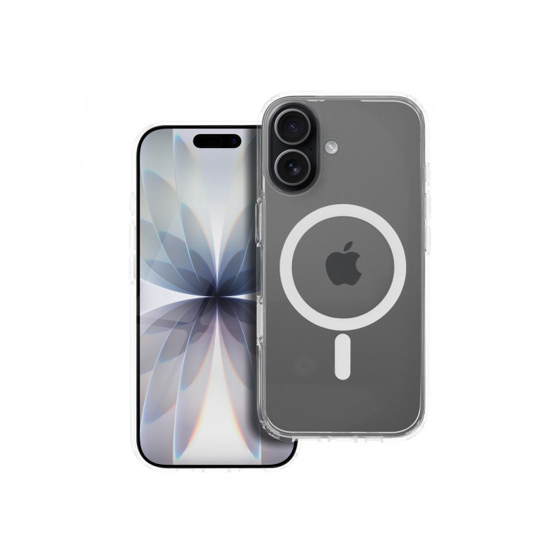 Nutitelefoni tagakaas Õun iPhone 17 Selge hübriid Premium Läbipaistev