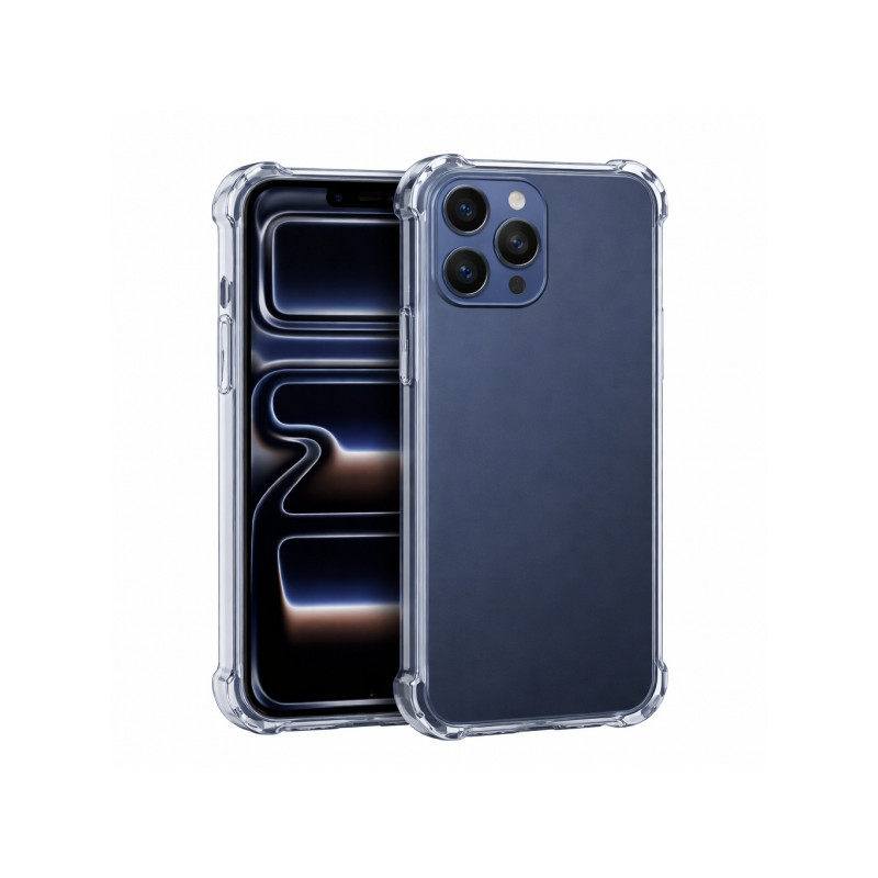 Viedtālruņa aizmugurējais vāciņš Apple iPhone 15 Pro Max Anti Shock 1.5mm Caurspīdīga