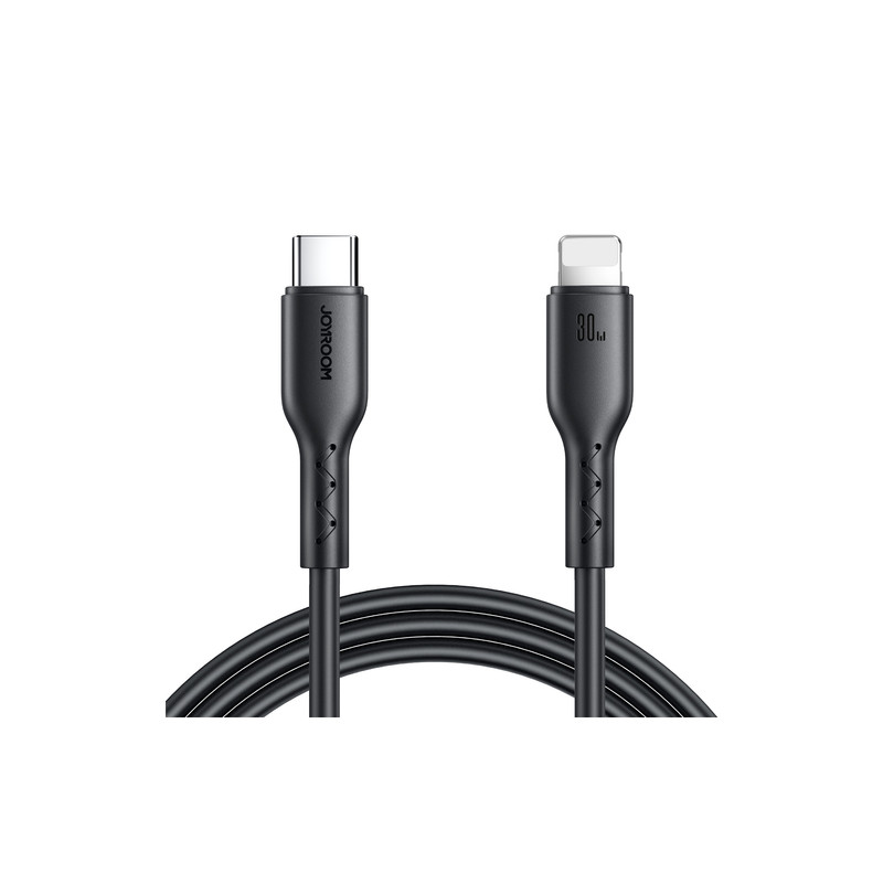Kabelis SA26 USB-C / Lightning cable 30W Melna