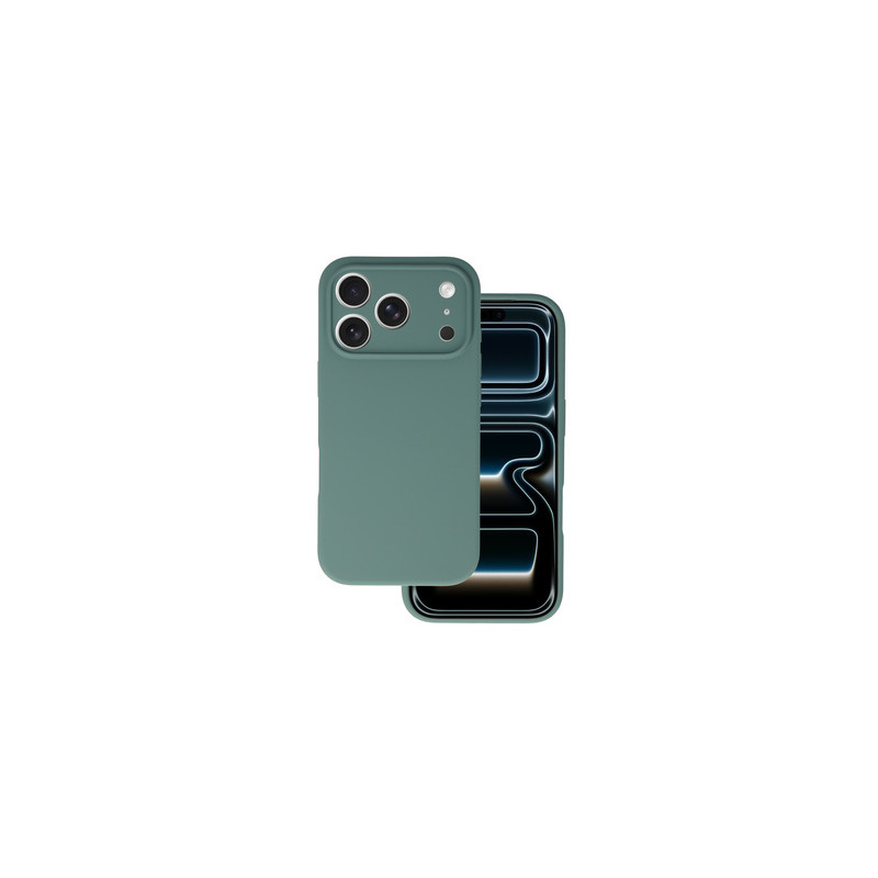 Nutitelefoni tagakaas Õun iPhone 17 Pro Silicone Lite Tumeroheline