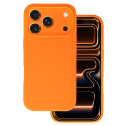 Viedtālruņa aizmugurējais vāciņš Apple iPhone 17 Pro Silicone Lite Oranža