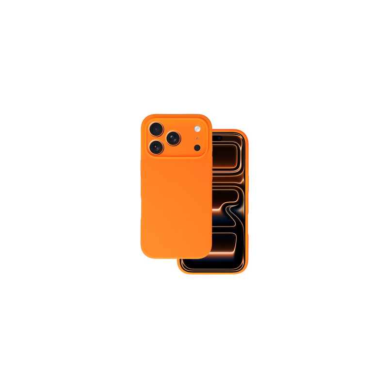 Viedtālruņa aizmugurējais vāciņš Apple iPhone 17 Pro Silicone Lite Oranža