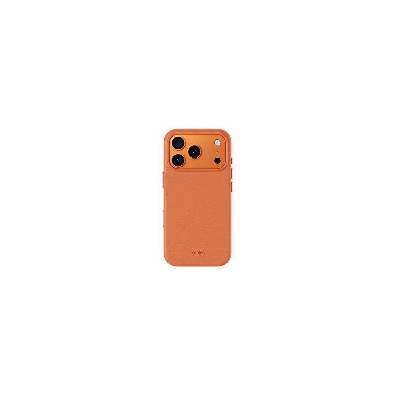 Viedtālruņa aizmugurējais vāciņš Apple iPhone 17 Pro Vita Pro Silicone Case Oranža
