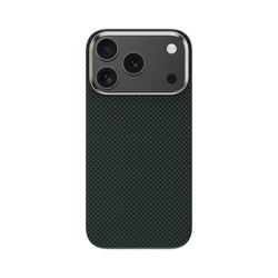 Viedtālruņa aizmugurējais vāciņš Apple iPhone 17 Pro Mag Armor Tint Kevlar Tumši zaļa