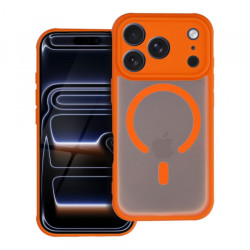 Viedtālruņa aizmugurējais vāciņš Apple iPhone 13 Full matte mag Oranža, Caurspīdīga