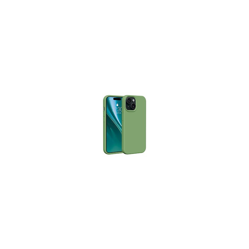 Viedtālruņa aizmugurējais vāciņš Apple iPhone 13 Silicone case Gaiši zaļa