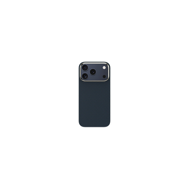 Viedtālruņa aizmugurējais vāciņš Apple iPhone 17 Pro Kevlar Armor Air Zila