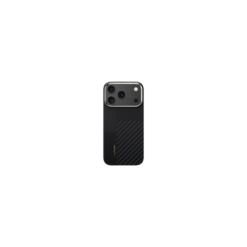 Nutitelefoni tagakaas Õun iPhone 17 Pro Kevlar Armor Air Must