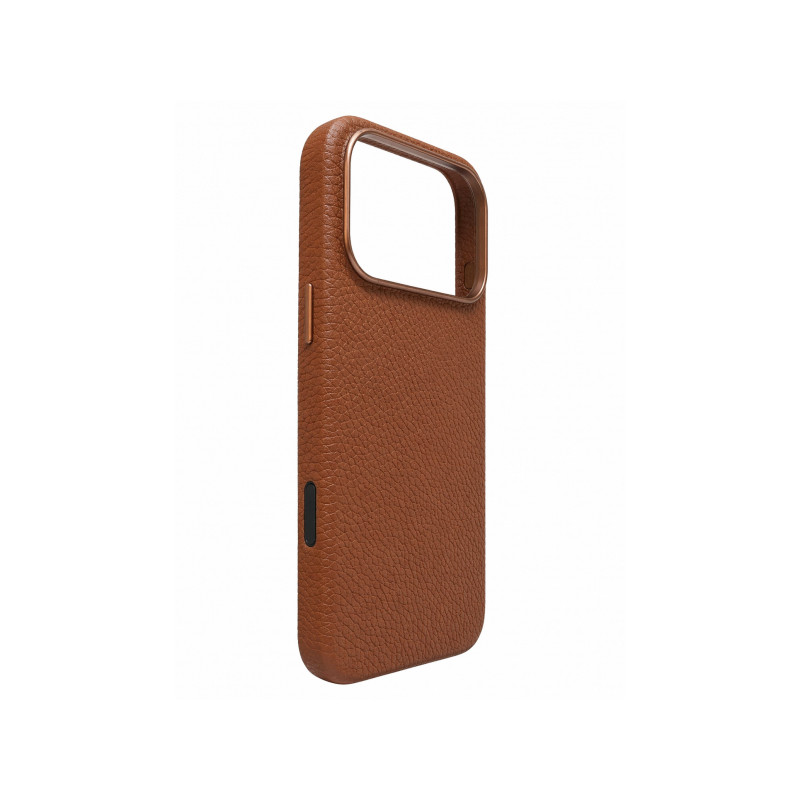 Viedtālruņa aizmugurējais vāciņš Apple iPhone 17 Leather Brūna