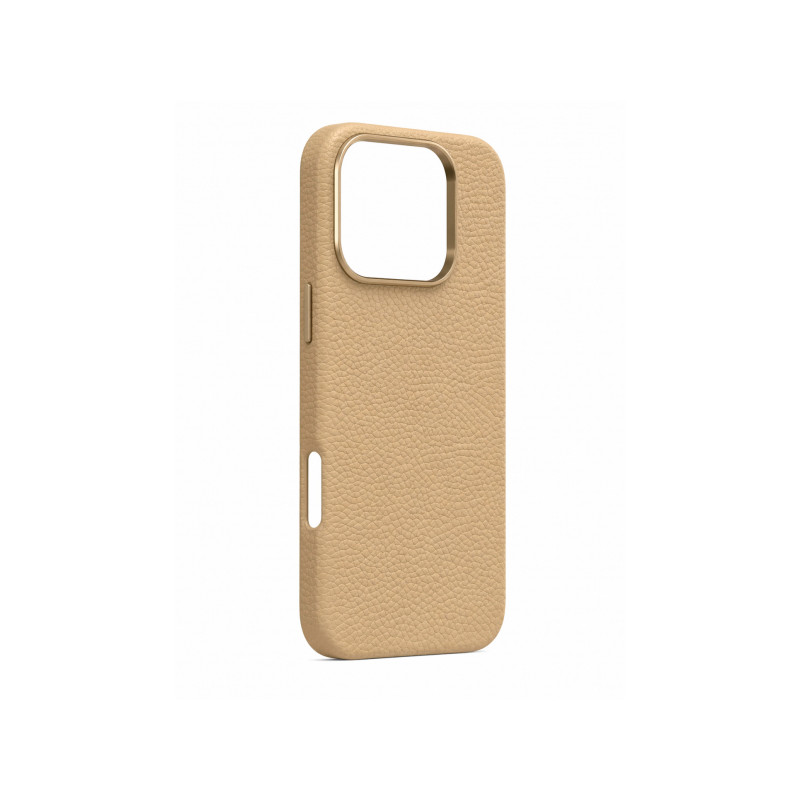 Nutitelefoni tagakaas Õun iPhone 17 Pro Max Nahk Beež