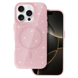 Viedtālruņa aizmugurējais vāciņš Apple iPhone 13 Pro Slim Shiny Mag Rozā