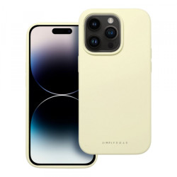 Nutitelefoni tagakaas Õun iPhone 17e Pilve nahk Kollane