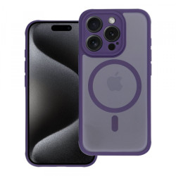 Viedtālruņa aizmugurējais vāciņš Apple iPhone 11 Full matte mag Caurspīdīga, Violeta