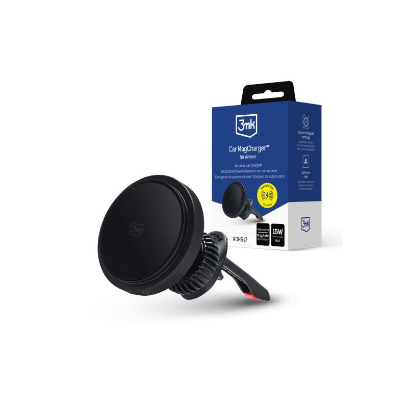 Nutitelefoni hoidik autole Car MagCharger™ for Airvent 15W Must