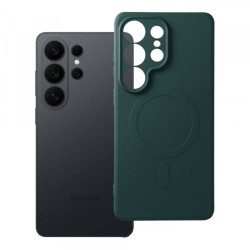Viedtālruņa aizmugurējais vāciņš Samsung Galaxy S26 Ultra Mag Cover Tumši zaļa