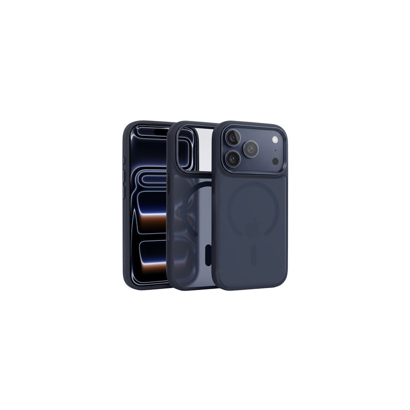 Nutitelefoni tagakaas Õun iPhone 17 Pro Cloudy Case with Metal Camera Frame Sinine