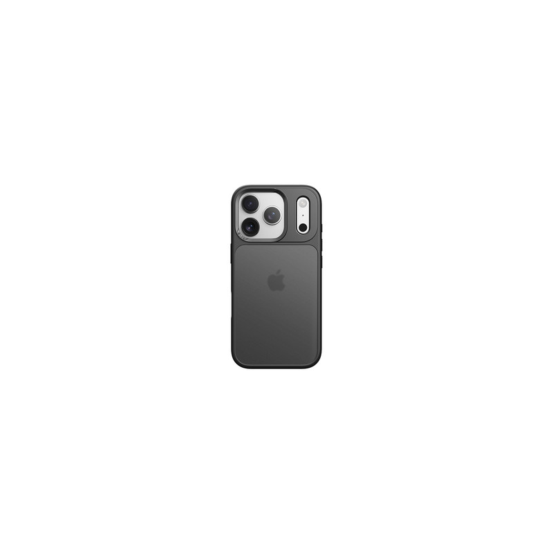 Viedtālruņa aizmugurējais vāciņš Apple iPhone 17 Pro Max Guard Touch Lens Protection Melna, Caurspīdīga