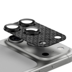 Nutitelefoni kaamerakaitse Õun iPhone 17 Pro Armor Warrior Lens Must