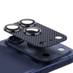 Nutitelefoni kaamerakaitse Õun iPhone 17 Pro Armor Warrior Lens Sinine