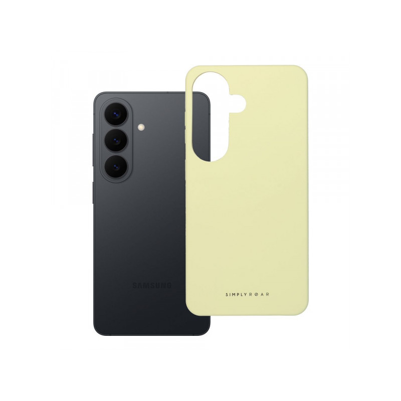Nutitelefoni tagakaas Samsung Galaxy S26 Pilve nahk Kollane