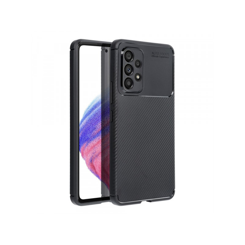 Nutitelefoni tagakaas Samsung Galaxy A57 Süsinikkorpus Must