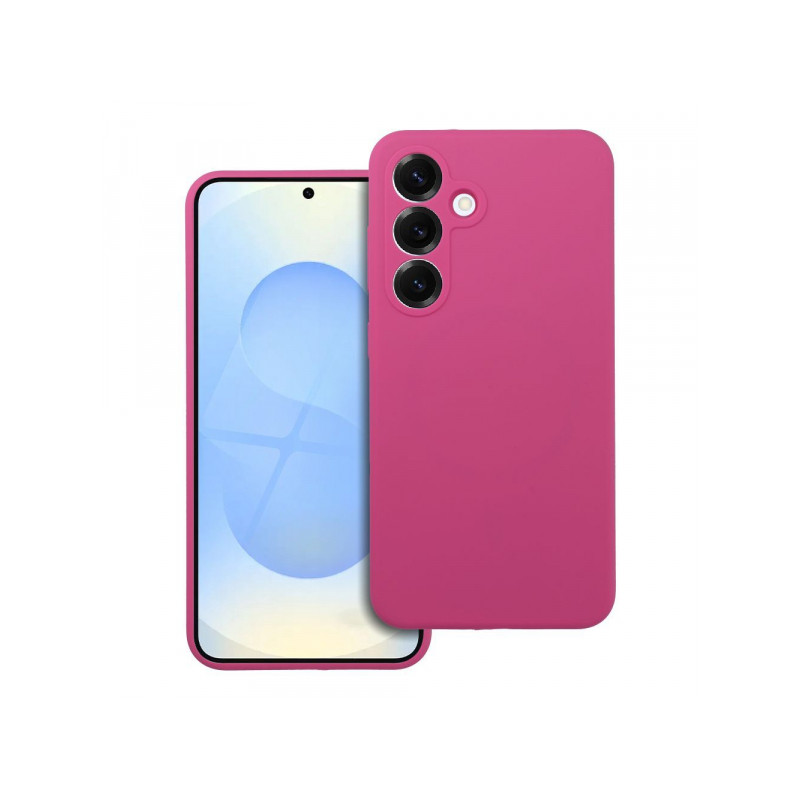 Nutitelefoni tagakaas Samsung Galaxy A57 Silikoon 2mm Tume roosa