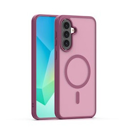 Nutitelefoni tagakaas Samsung Galaxy A37 Täismatt salv Roosa, Läbipaistev