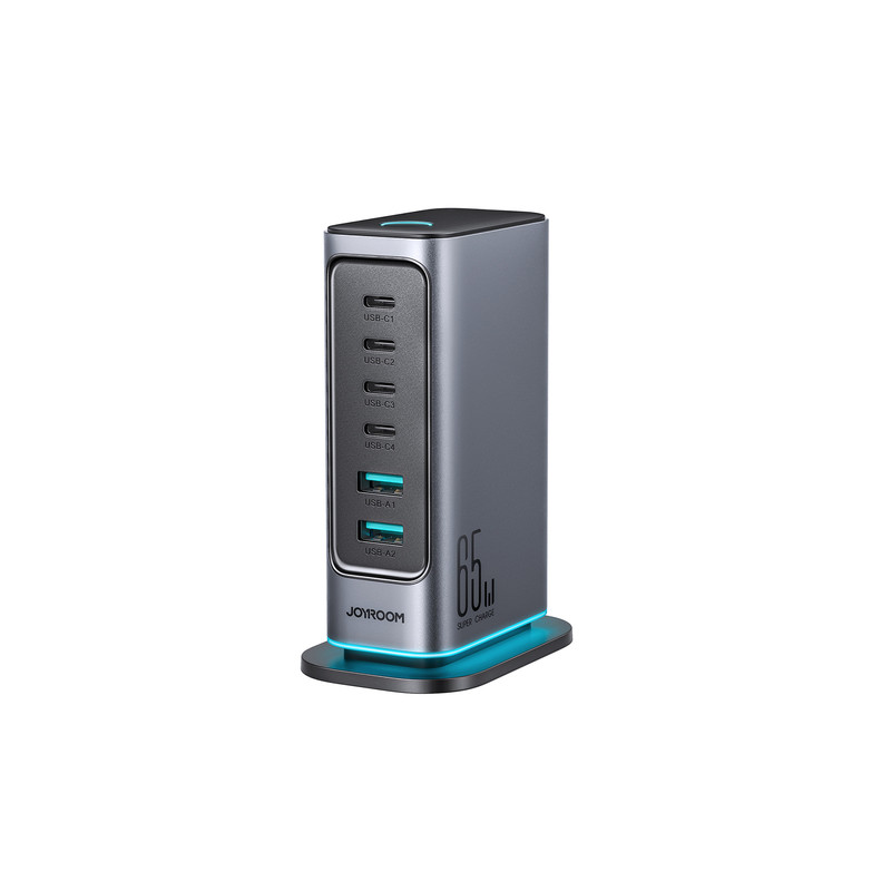 Toiteadapter Mitmepordiline laadija 65W JR-TCM02 Must
