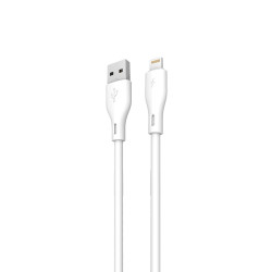 Kabelis L2L USB-A / Lightning 3A Cable 2m Balta