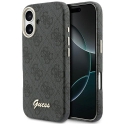 Nutitelefoni tagakaas Õun iPhone 17 IML Script Metal Mag Must