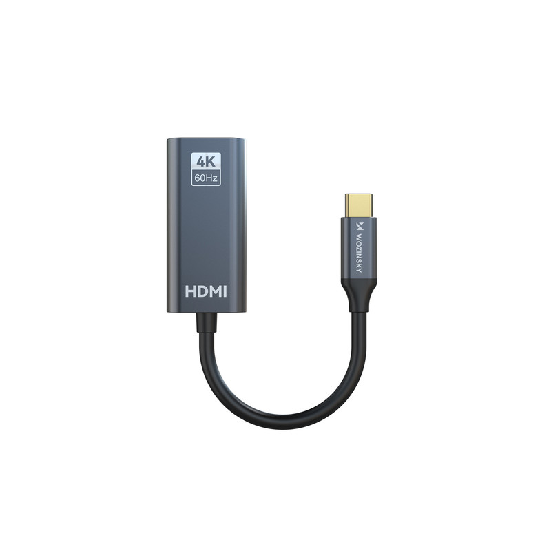 Kaablimuundur WACH-01 USB-C - HDMI 4K 60Hz Adapter Must