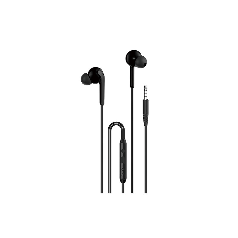 Juhtmega kõrvaklapid X3+ in-ear headphones, wired, 3.5mm Must