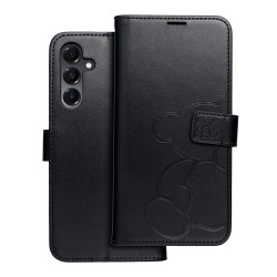 Viedtālruņa atveramais maciņš Samsung Galaxy A16 Teddy bear Melna