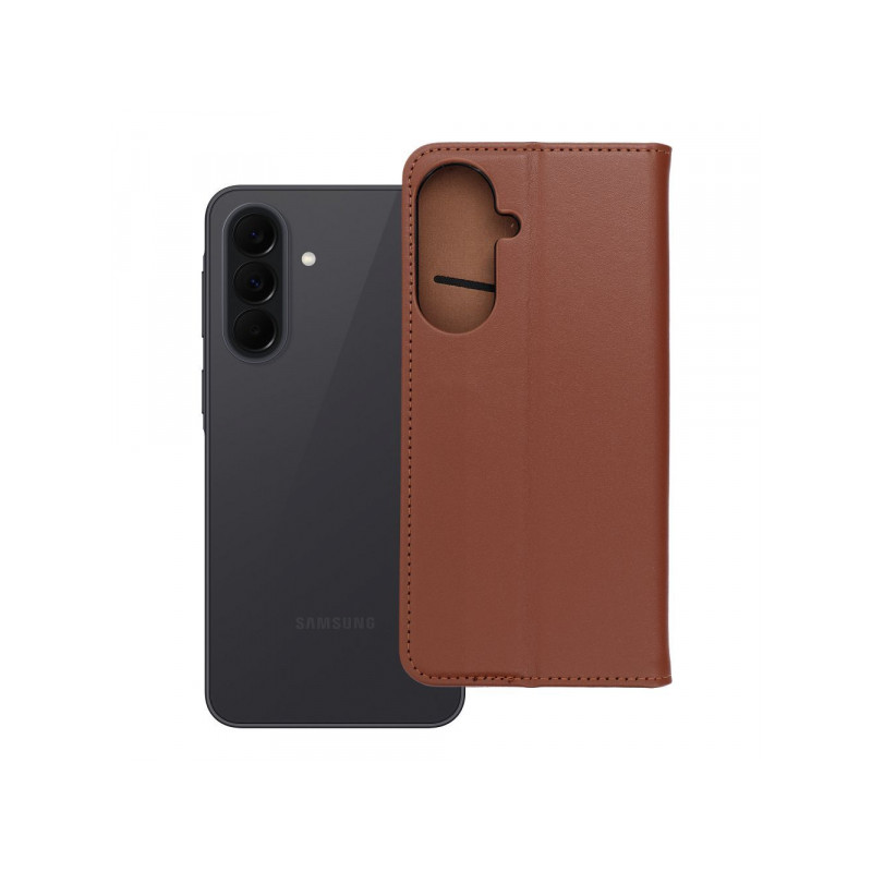 Nutitelefoni klapiümbris Samsung Galaxy A37 Nahkne raamat Pruun