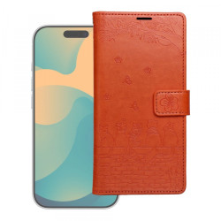 Nutitelefoni klapiümbris Samsung Galaxy A37 Mezzo Book Cats Pruun