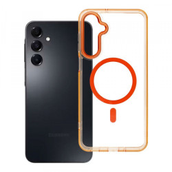 Nutitelefoni tagakaas Samsung Galaxy A16 Clear Hybrid Premium Mag Oranž
