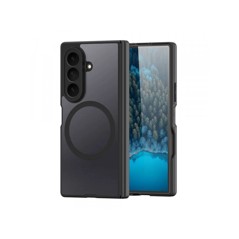 Viedtālruņa aizmugurējais vāciņš Samsung Galaxy Z Fold 8 Ultra Yind MagSafe Melna