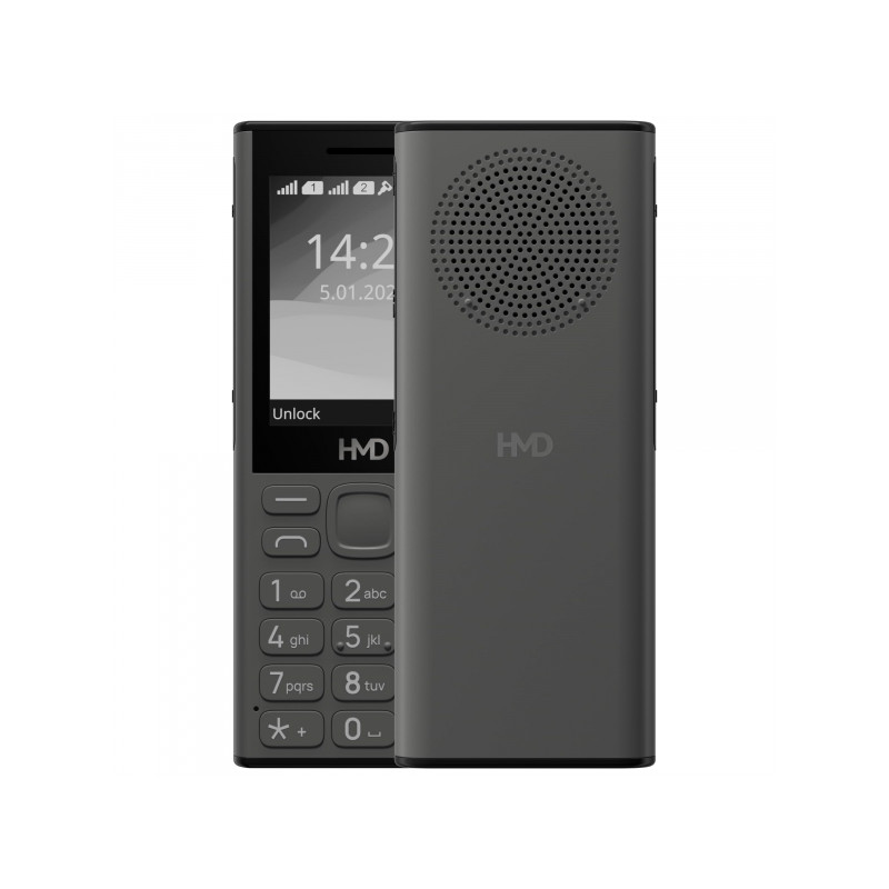Jauns telefons HMD 130 Music DUAL Sim 130 Music DUAL Sim Melna