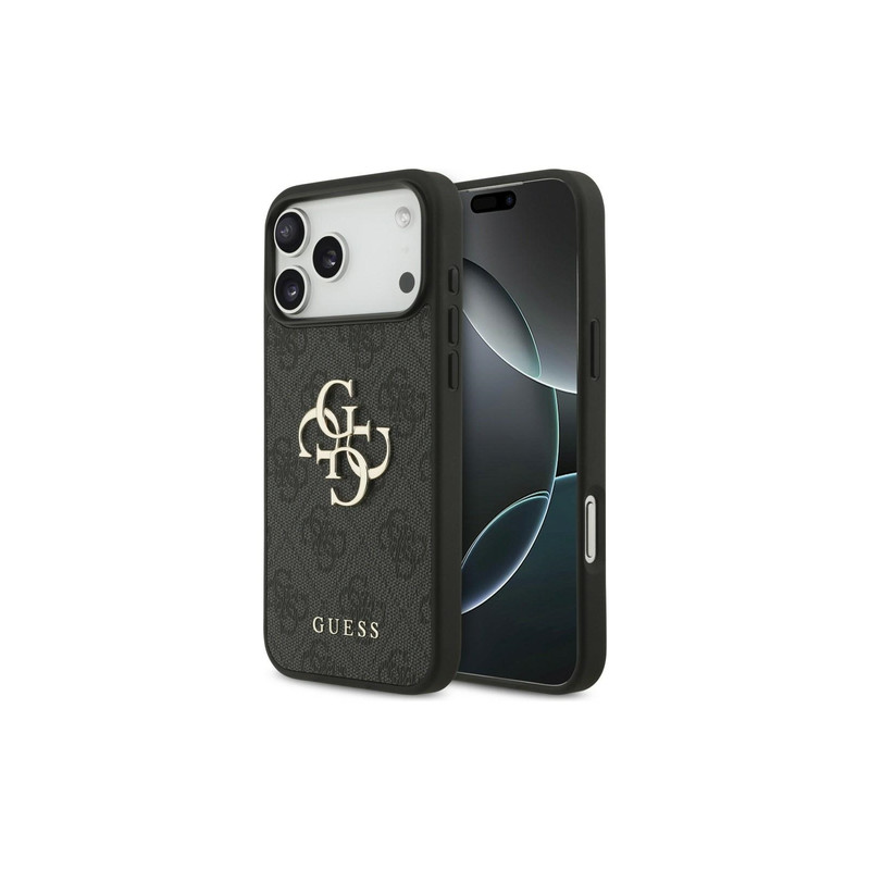 Nutitelefoni tagakaas Õun iPhone 18 Pro Max 4G metallist logo Must