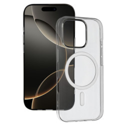 Nutitelefoni tagakaas Õun iPhone 17 Pro Max Slim Mag Hall, Läbipaistev