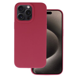 Nutitelefoni tagakaas Õun iPhone 18 Pro Silicone Lite Punakaspruun